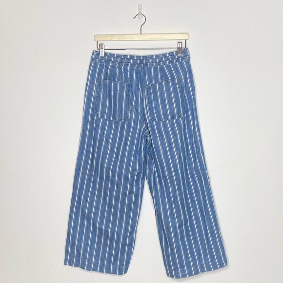 AMERICAN EAGLE | Striped Wide Leg Crop Pants | 4 - Picture 3 of 5